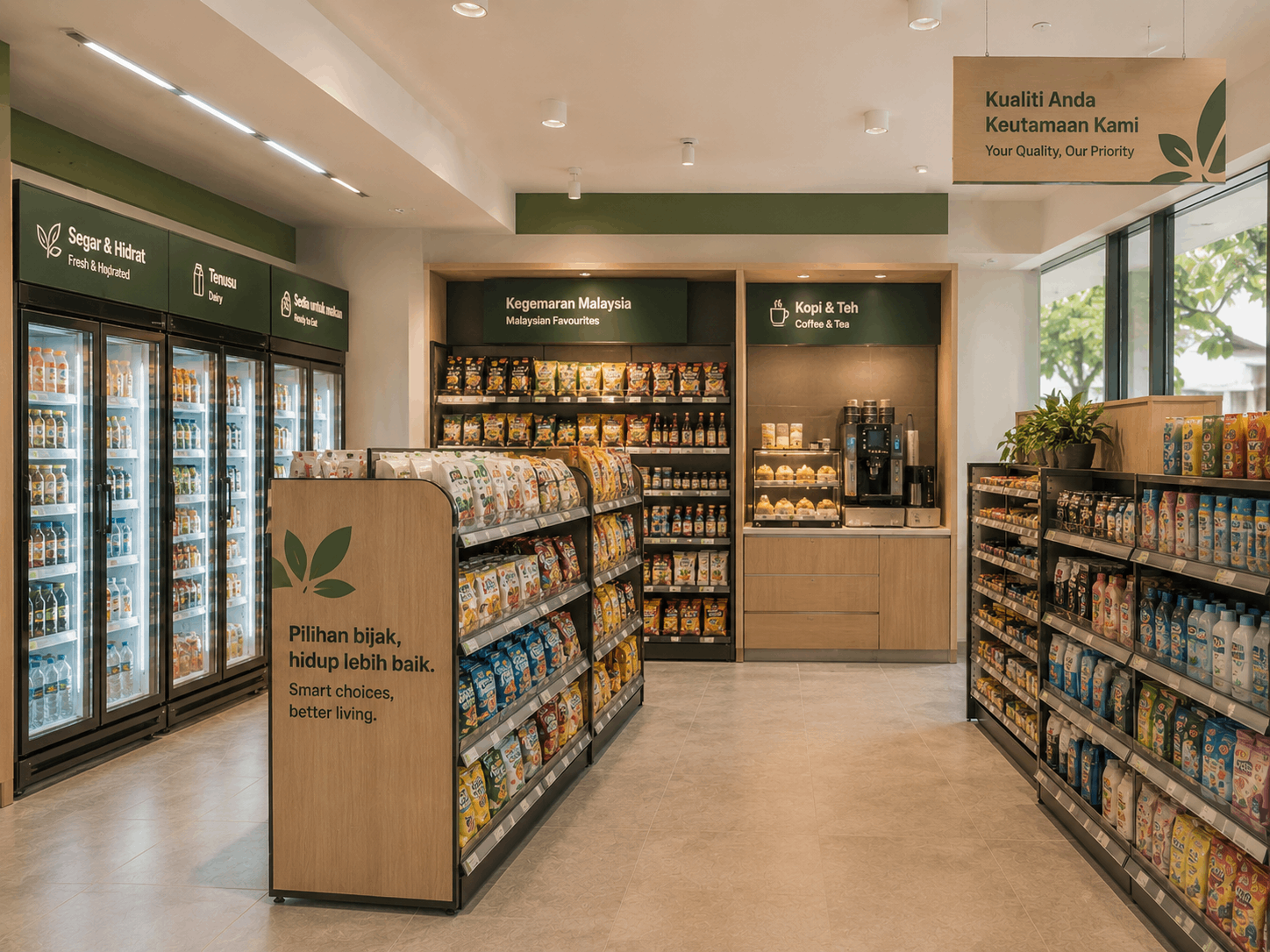 Senang Mart store interior